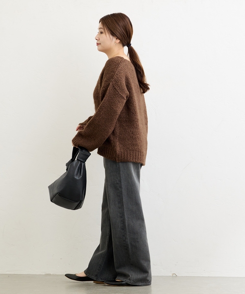 JOURNAL STANDARD（ジャーナルスタンダード）の「《一部店舗＋WEB限定》12.5oz WIDE LEG DENIM（デニムパンツ・レディース・ライトグレー/ブルー系その他・40/38/36）」の15枚目の写真