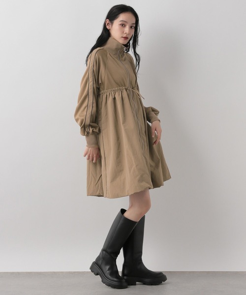 LOWRYS FARM(ローリーズファーム)の「トラックDバルーンOP 144171(ワンピース・レディース・アイボリー/ブラック/ブラウン/ベージュ・SHORT/LONG)」の11枚目の写真