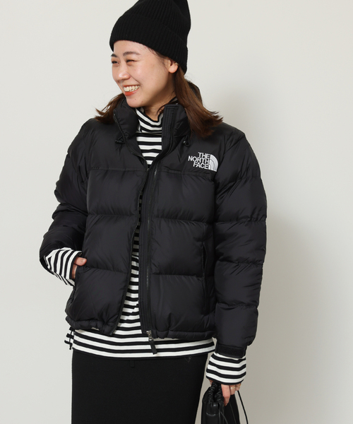 THE NORTH FACE(ザノースフェイス)の「《再入荷!》毎年大好評の1着。【THE NORTH FACE】 Short Nuptse Jacket:ダウンジャケット(ダウンジャケット/コート・レディース・ライトグレー/ブラック・MEDIUM)」の20枚目の写真