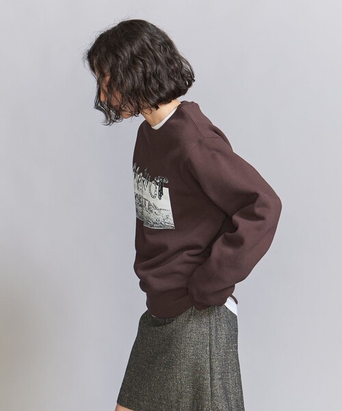 MARMOT CAPITAL（マーモットキャピタル）の「＜MARMOT CAPITAL＞DRIFTWOOD クルーネック スウェット（スウェット・レディース・グレー/ブラウン・S）」の3枚目の写真