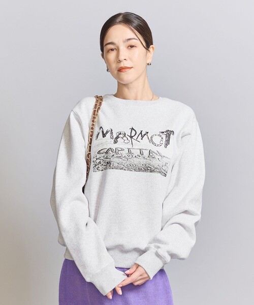 MARMOT CAPITAL（マーモットキャピタル）の「＜MARMOT CAPITAL＞DRIFTWOOD クルーネック スウェット（スウェット・レディース・グレー/ブラウン・S）」の5枚目の写真