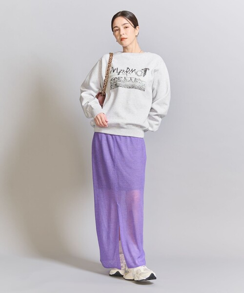 MARMOT CAPITAL（マーモットキャピタル）の「＜MARMOT CAPITAL＞DRIFTWOOD クルーネック スウェット（スウェット・レディース・グレー/ブラウン・S）」の6枚目の写真