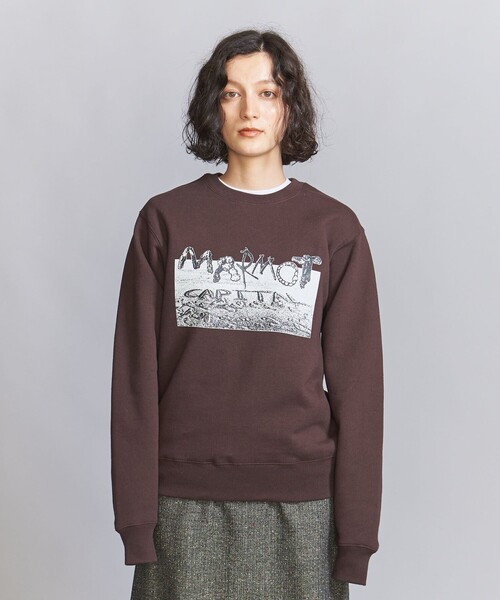 MARMOT CAPITAL（マーモットキャピタル）の「＜MARMOT CAPITAL＞DRIFTWOOD クルーネック スウェット（スウェット・レディース・グレー/ブラウン・S）」の7枚目の写真