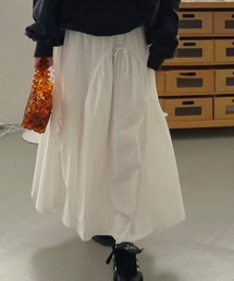 ribbon flare skirt