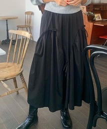 ribbon flare skirt