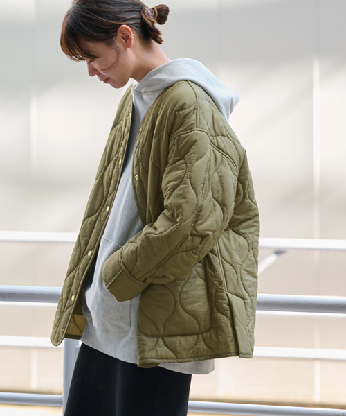 ★JOURNAL STANDARD★MINI RIPキルティングブルゾン 再入荷！》【自宅ケア可能】MINI RIPキルティングブルゾン