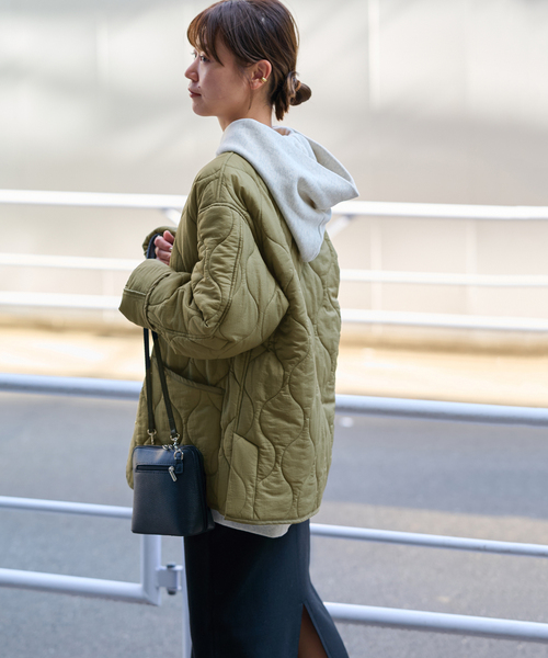 ★JOURNAL STANDARD★MINI RIPキルティングブルゾン 再入荷！》【自宅ケア可能】MINI RIPキルティングブルゾン