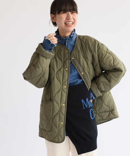 再入荷！》【自宅ケア可能】MINI RIPキルティングブルゾン（ブルゾン