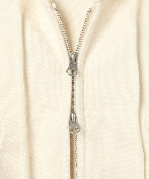 Heather（ヘザー）の「【POLO BCS(ポロ・ビーシーエス)】WZIPフーディー　148969（ニット/セーター・レディース・ネイビー/アイボリー・FREE）」の8枚目の写真