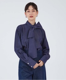 qualite | デニムボウタイブラウス(シャツ/ブラウス)