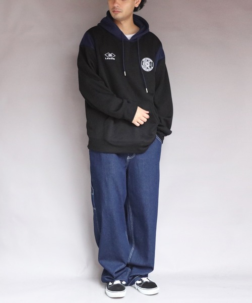 セール】裏起毛ユニフォーム系プルパーカー（パーカー）｜8(eight