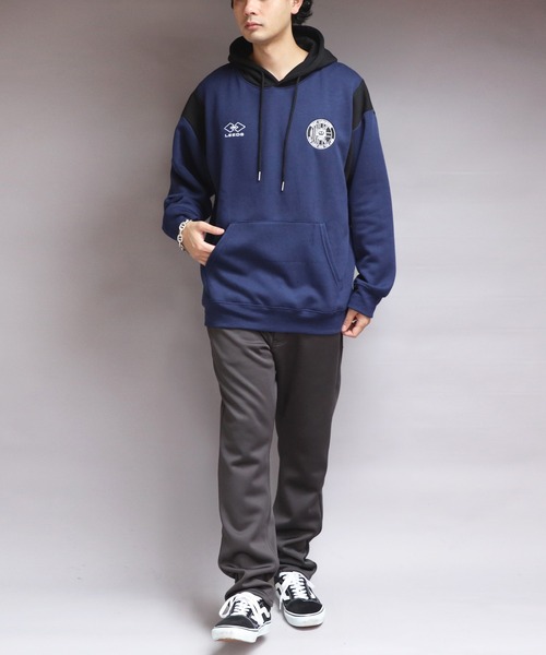 セール】裏起毛ユニフォーム系プルパーカー（パーカー）｜8(eight