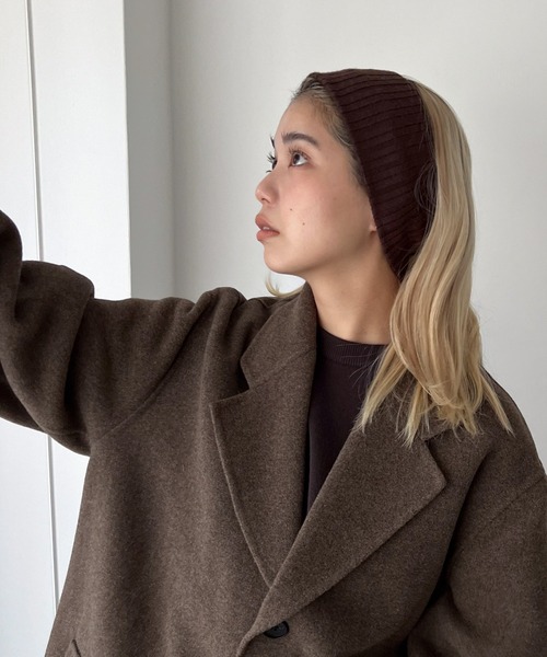 CANAL JEAN（キャナルジーン）の「El mar　リブヘアバンド（ヘアバンド・レディース・ブラウン/ブラック/グレー・ONE SIZE）」の4枚目の写真