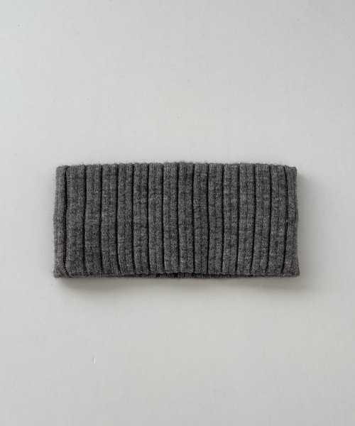 CANAL JEAN（キャナルジーン）の「El mar　リブヘアバンド（ヘアバンド・レディース・ブラウン/ブラック/グレー・ONE SIZE）」の9枚目の写真