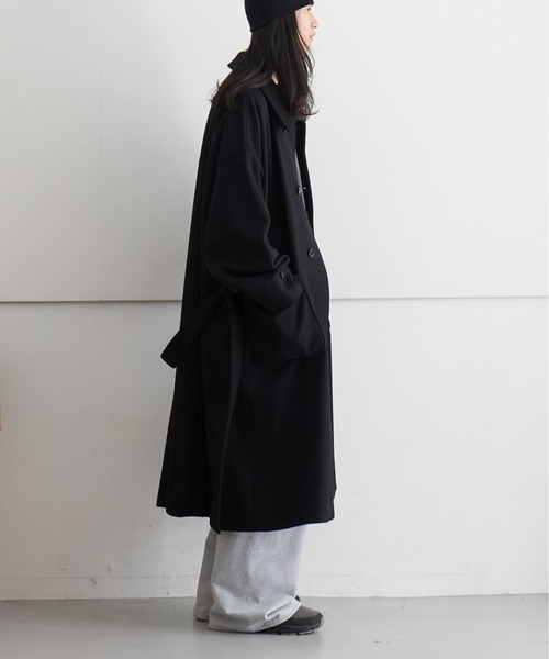 VOAAOV(ヴォアーブ)の「VOAAOV OVER WOOL COAT(テーラードジャケット・メンズ・Black・1)」の2枚目の写真