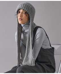 Settimissimo（セッティミッシモ）の「モヘヤロングイヤーマフラーニットキャップ（ニットキャップ/ビーニー）」
