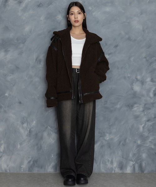 【セール】sheep boa B-3 flight jacket/シープボア B-3 フライトジャケット（ブルゾン）｜Starting Over（スターティングオーバー）