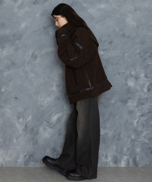 【セール】sheep boa B-3 flight jacket/シープボア B-3 フライトジャケット（ブルゾン）｜Starting Over（スターティングオーバー）