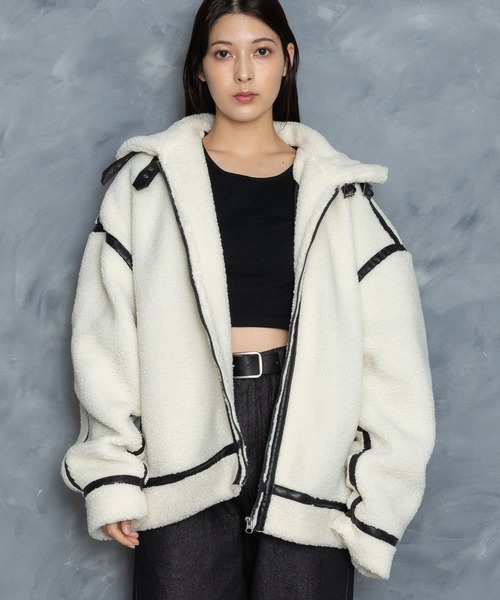 【セール】sheep boa B-3 flight jacket/シープボア B-3 フライトジャケット（ブルゾン）｜Starting Over（スターティングオーバー）