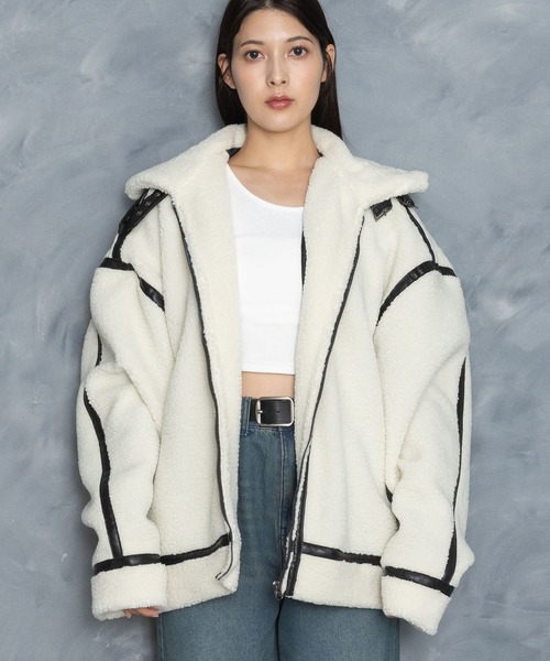 【セール】sheep boa B-3 flight jacket/シープボア B-3 フライトジャケット（ブルゾン）｜Starting Over（スターティングオーバー）