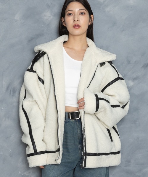 【セール】sheep boa B-3 flight jacket/シープボア B-3 フライトジャケット（ブルゾン）｜Starting Over（スターティングオーバー）