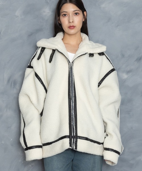 【セール】sheep boa B-3 flight jacket/シープボア B-3 フライトジャケット（ブルゾン）｜Starting Over（スターティングオーバー）