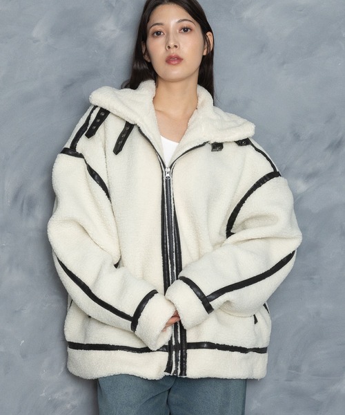 【セール】sheep boa B-3 flight jacket/シープボア B-3 フライトジャケット（ブルゾン）｜Starting Over（スターティングオーバー）