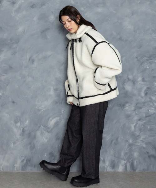 【セール】sheep boa B-3 flight jacket/シープボア B-3 フライトジャケット（ブルゾン）｜Starting Over（スターティングオーバー）