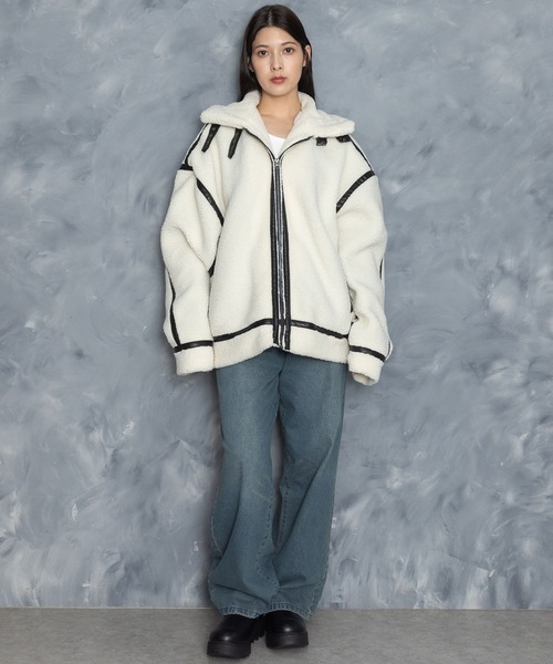 【セール】sheep boa B-3 flight jacket/シープボア B-3 フライトジャケット（ブルゾン）｜Starting Over（スターティングオーバー）