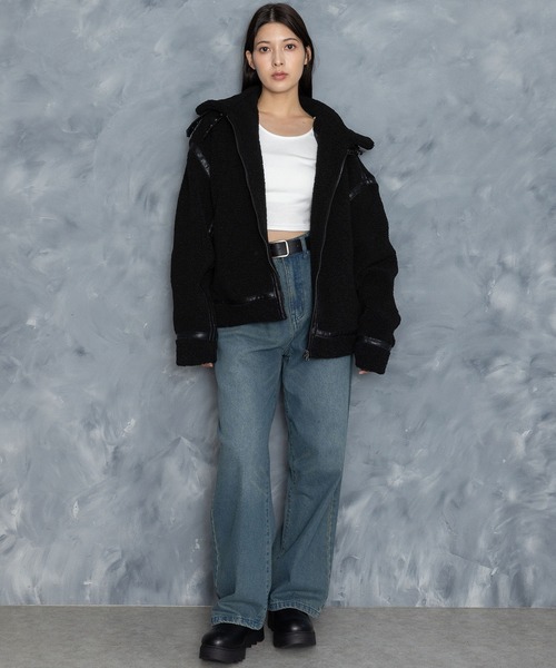 【セール】sheep boa B-3 flight jacket/シープボア B-3 フライトジャケット（ブルゾン）｜Starting Over（スターティングオーバー）