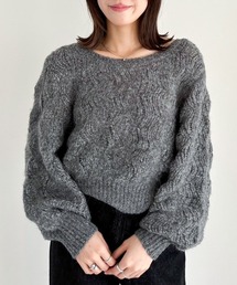 Heather | ケーブルニット  234816(ニット/セーター)