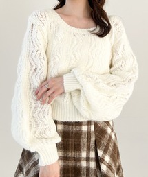 Heather | ケーブルニット  234816(ニット/セーター)