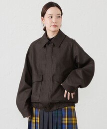 MACKINTOSH PHILOSOPHY（ﾏｯｷﾝﾄｯｼｭ ﾌｨﾛｿﾌｨｰ）の「GREY LABEL ウールリネンハリントンブルゾン（ブルゾン・レディース）」