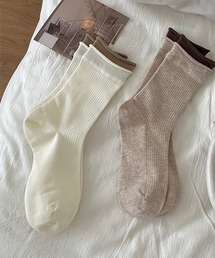 ROOPTOKYO | ▲配色レイヤードリブソックス(ソックス/靴下)