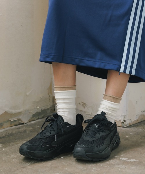 ROOPTOKYO（ループトウキョウ）の「▲配色レイヤードリブソックス（ソックス/靴下・レディース・ライトグレー/ブラウン/ダークグレー/ホワイト系/ブラック/カーキ・FREE）」の20枚目の写真