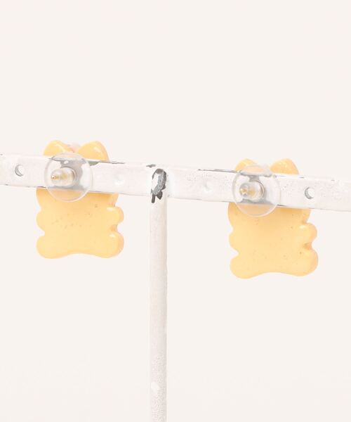 VIBGYOR（ヴィブジョー）の「【ainoko Labo】cookie cat crown pierces(MA)（ピアス（両耳用）・レディース・ゴールド・FREE）」の2枚目の写真