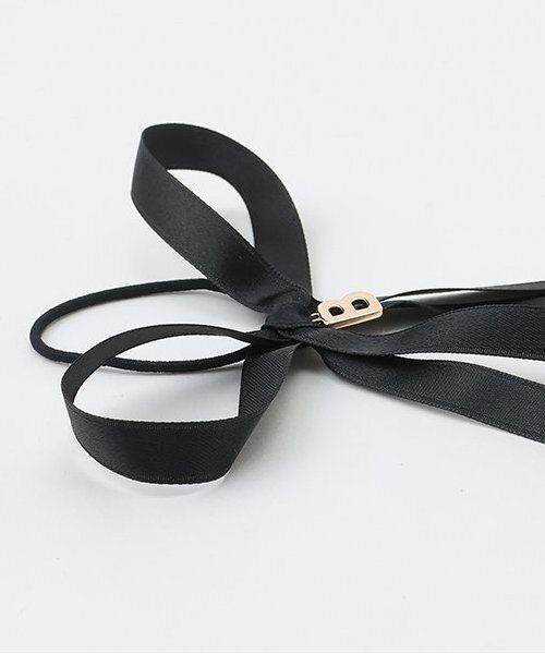 by LOVEiT（バイラビット）の「リボンポニー2P（ヘアゴム・キッズ・ホワイト/ベージュ/ブラック・FREE）」の5枚目の写真