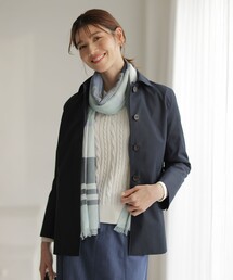 J.PRESS｜ジェイプレスのステンカラーコート（ブルー・ネイビー/青色系