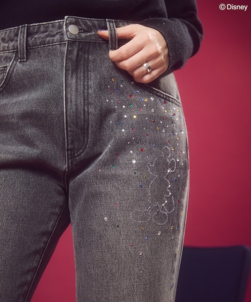 Disney(ディズニー)の「ラインストーンデニムパンツ/Disney(デニムパンツ・レディース・ブラック/インディゴブルー・M/L)」の22枚目の写真