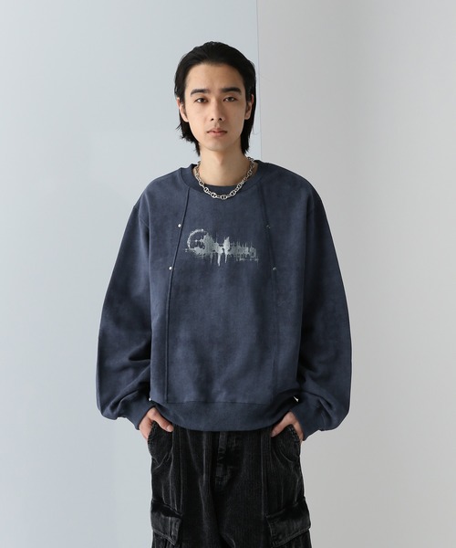 HARE(ハレ)の「フロントプリントヴィンテージスウェット(HARE)(スウェット・メンズ・ホワイト/ブラック/ブルー・FREE)」の18枚目の写真