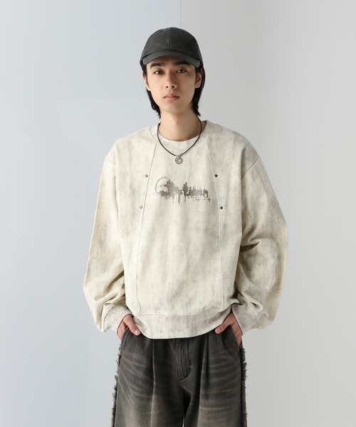 HARE(ハレ)の「フロントプリントヴィンテージスウェット(HARE)(スウェット・メンズ・ホワイト/ブラック/ブルー・FREE)」の16枚目の写真