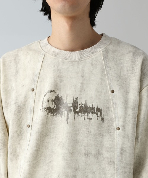 HARE(ハレ)の「フロントプリントヴィンテージスウェット(HARE)(スウェット・メンズ・ホワイト/ブラック/ブルー・FREE)」の10枚目の写真