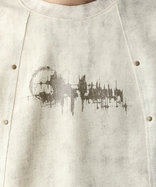 HARE(ハレ)の「フロントプリントヴィンテージスウェット(HARE)(スウェット・メンズ・ホワイト/ブラック/ブルー・FREE)」の6枚目の写真