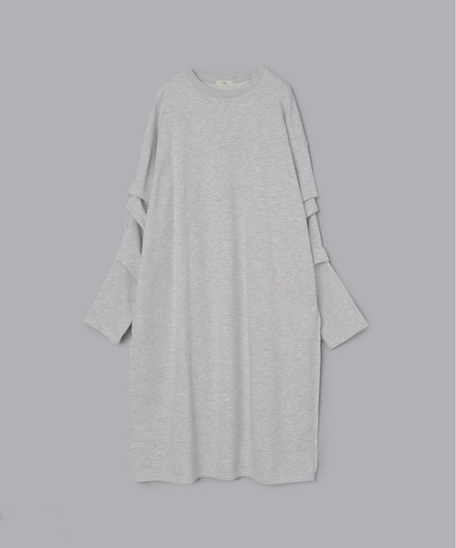 Olu.（オルドット）の「スリーブタックスウェットワンピース（ワンピース・レディース・ライトグレー/チャコールグレー・0/1）」の20枚目の写真