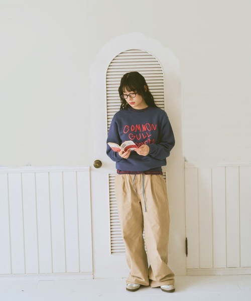 common gull products.（コモンガルプロダクツ）の「common gull products sweat online limited（スウェット・レディース・ネイビー/ホワイト系/ブラック系/レッド系・MEDIUM/LARGE）」の18枚目の写真