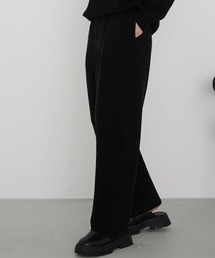 LA PEAU DE GEM | 【LA PEAU DE GEM】 スムースニットパンツ(その他パンツ)