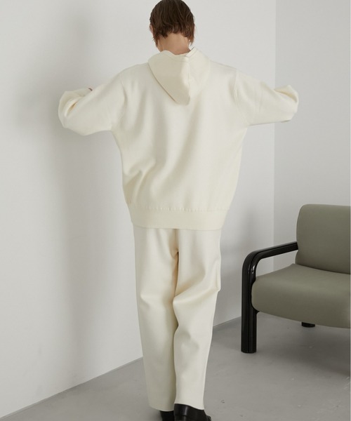 LA PEAU DE GEM(ラポドゥジェム)の「【LA PEAU DE GEM】 スムースニットパンツ(その他パンツ・レディース・グレー/ホワイト/ブラック・2/1)」の10枚目の写真