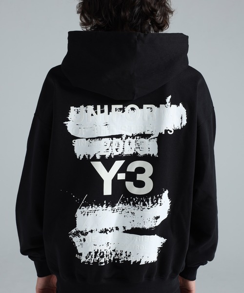 ワイスリー メンズ パーカー 正規品 Y-3 バックプリント プルオーバー フーディー U GFX HOODIE PULL PARKA JN48 クリスマス プレゼント ラッピング U GFX HOODIE（パーカー）｜Y-3（ワイスリー）のファッション通販
