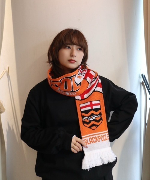 【Football Scarf】フットボールマフラー Blackpool ブラックプールFC(マフラー)|fridge(フリッジ)
