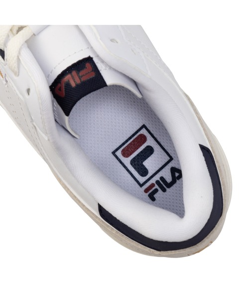 FILA(フィラ)の「FILA COURT FEATHERY(スニーカー・レディース・オフホワイト/ホワイト・23.0cm/24.0cm/25.0cm/28.0cm/26.0cm/27.0cm)」の5枚目の写真